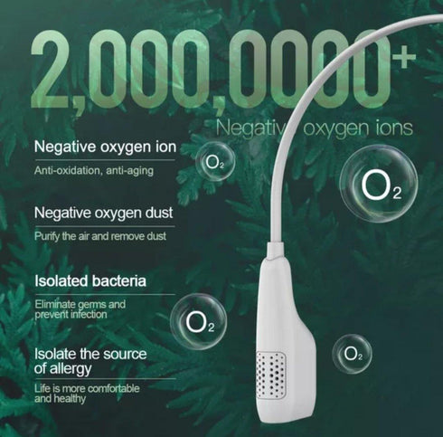 Fashion Ion Personal Oxigen Purification 3D Grey